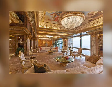 Przepych i złote meble – nowojorski apartament Donalda Trumpa