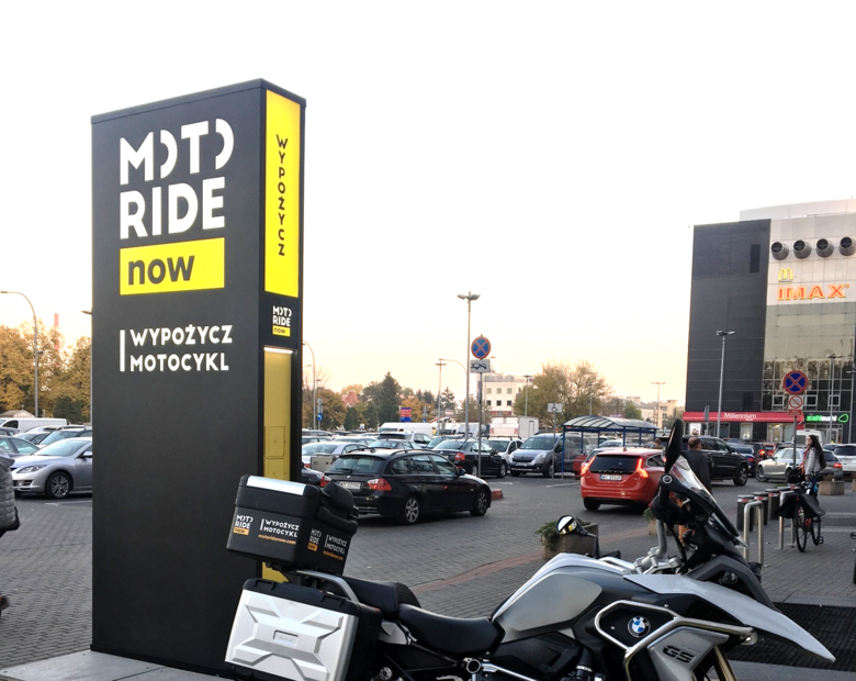 Pierwsza w Polsce bezobsługowa wypożyczalnia motocykli